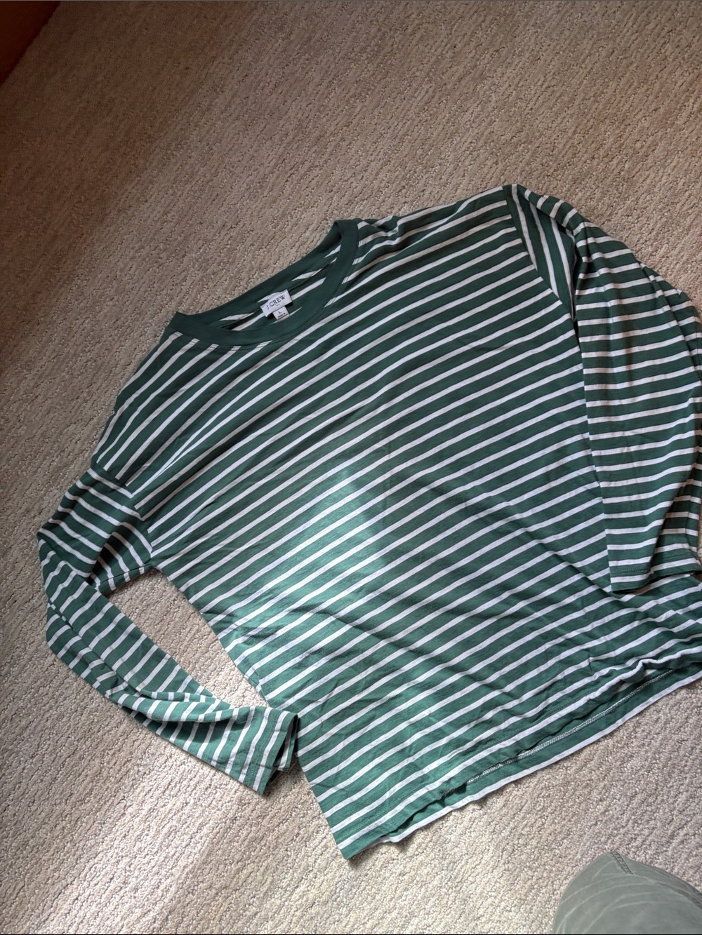 J.CREW striped long sleeve tee!